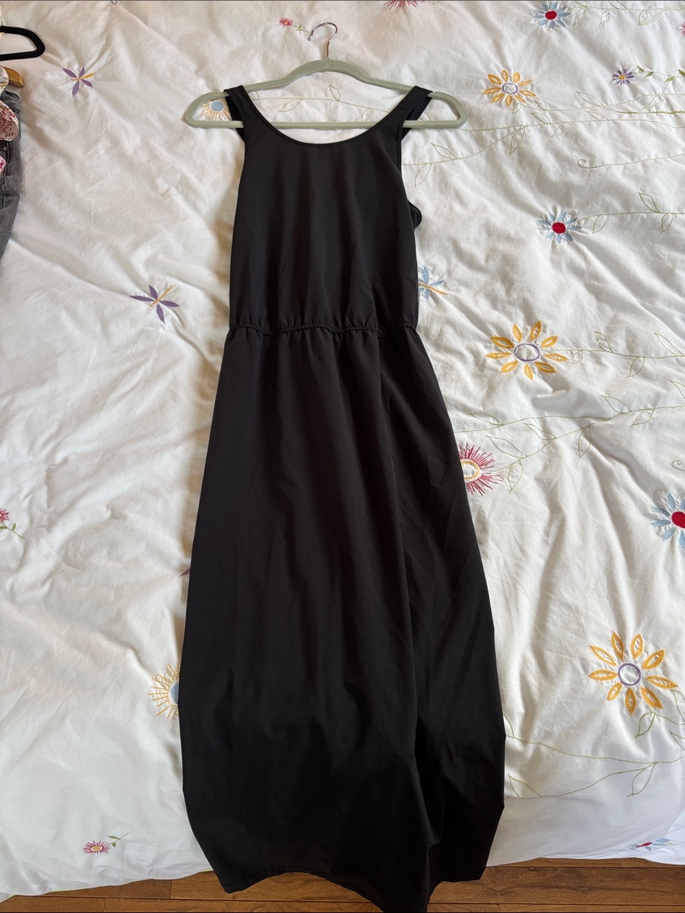 Banana Republic Black Midi Tank Dress